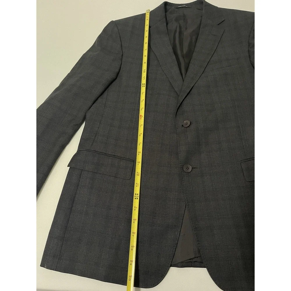 Z Zegna Blazer Men's‎ 54R Gray Turati Suit Jacket Blazer 100% Wool